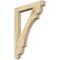 Ekena Millwork Olympic Arts & Crafts Rough Sawn Bracket, Douglas Fir, 4"W x 32"D x 44"H BKT04X32X44OLY03RDF - alternate 1